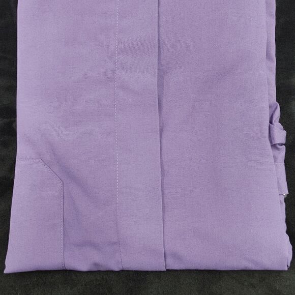 MEN'S FORTINO LANDI PURPLE BANDED COLLAR DRESS SHIRT. REGULAR FIT. - Picture 2 of 4